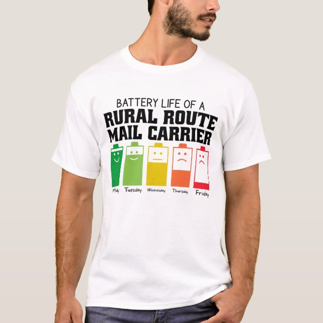 Akkulaufzeit eines Frachtführers auf dem Landweg T-Shirt (Vorderseite)