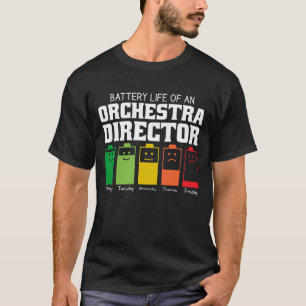 Akkulaufzeit eines Orchesters T-Shirt