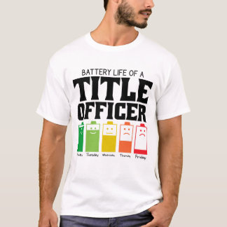 Akkulaufzeit eines Referenten T-Shirt