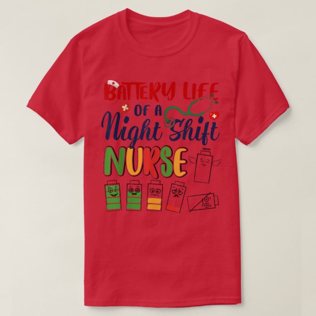 Akkulaufzeit eines sonnigen Nurseetages T-Shirt (Design vorne)