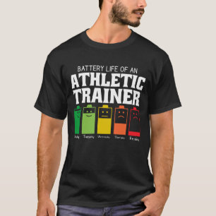 Akkulaufzeit eines Sporttrainers T-Shirt