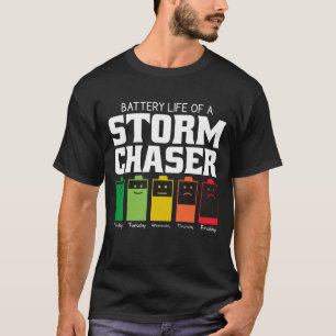 Akkulaufzeit eines Sturmabsturzes T-Shirt