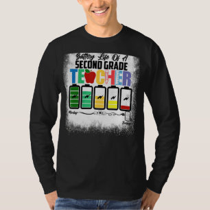 Akkulaufzeit eines Zweitlehrers der zweiten Klasse T-Shirt