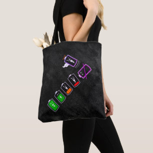 Akkulaufzeit - Retro Color Mix Edition Tasche
