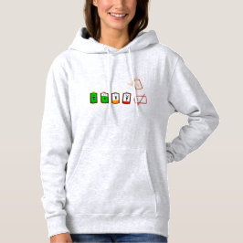 Akkulaufzeit - Retro-farbige Edition Hoodie