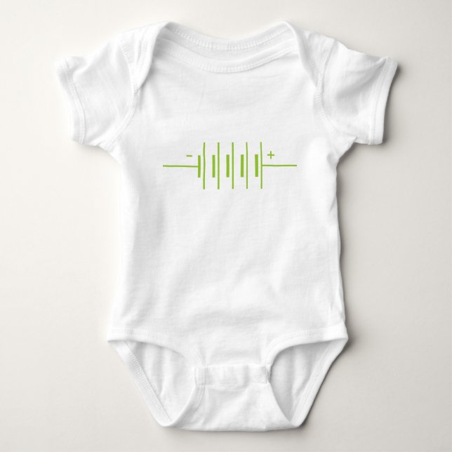 Akkuzeichen Baby Strampler (Vorderseite)