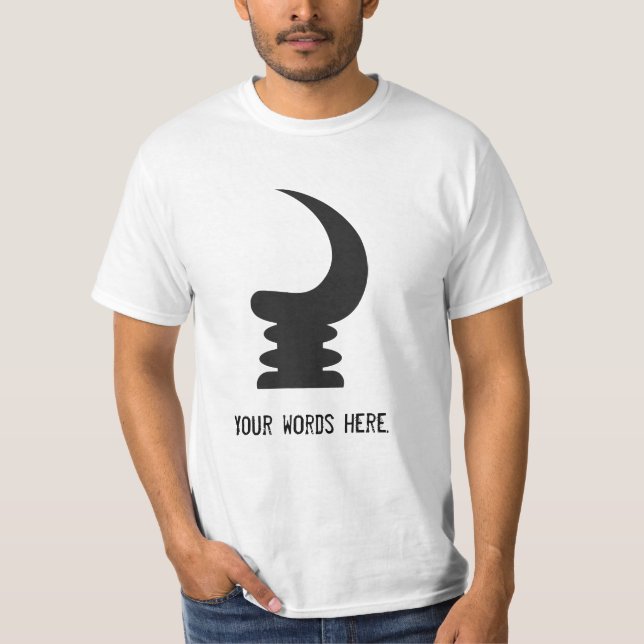 AKOBEN | Symbol des Kriegs-Horn-| von Wachsamkeit T-Shirt (Vorderseite)