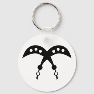 AKOFENA   Adinkra Symbol des Mutes und des Schlüsselanhänger