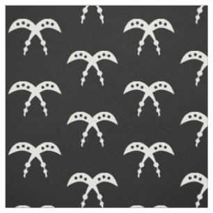 AKOFENA   Adinkra Symbol des Mutes und des Stoff