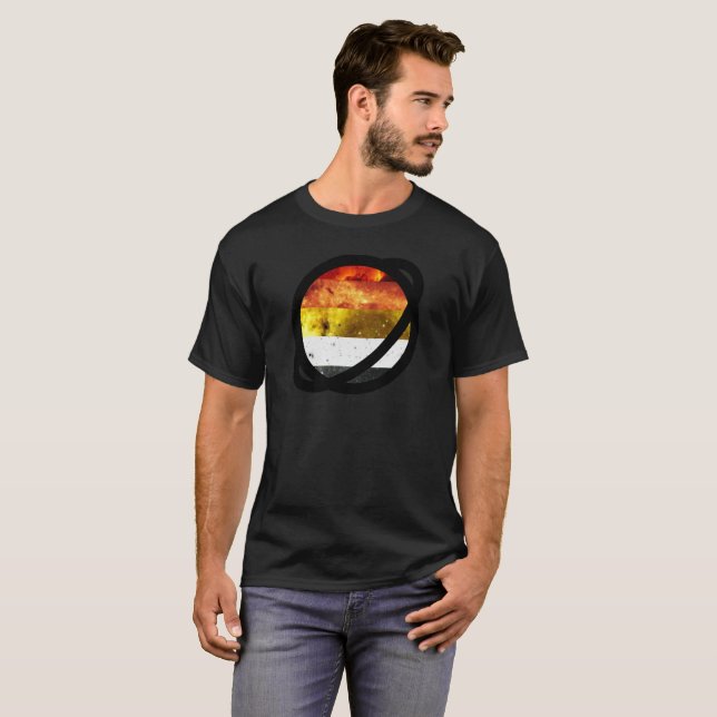 Akoiromantic/Lithromantic Planet T-Shirt (Vorne ganz)