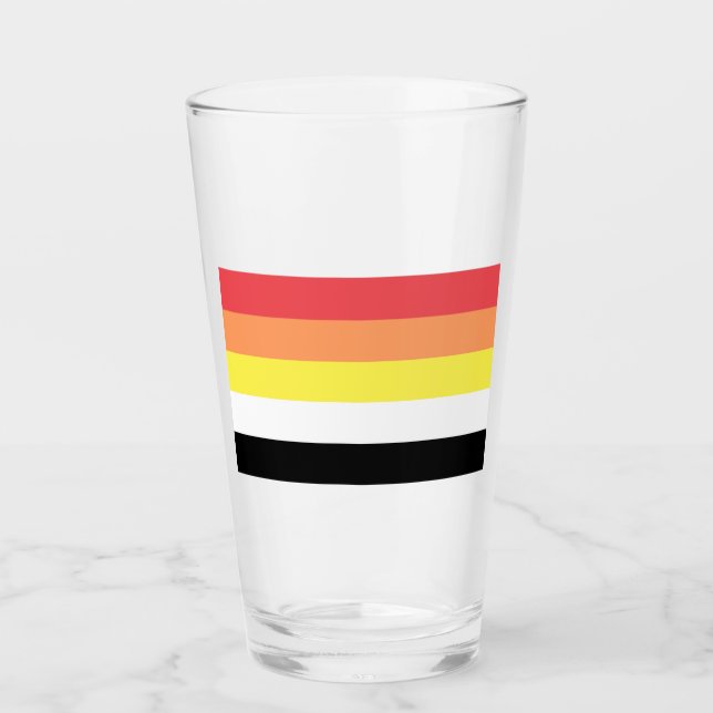 Akoisexual Akoiromantic Pride Glas (Vorderseite)