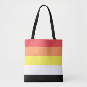 Akoisexuell Akoiromantische Pride-Flagge Tasche
