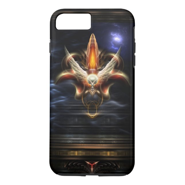 Akrellian Torch Fire Portrait Case-Mate iPhone Hülle (Rückseite)
