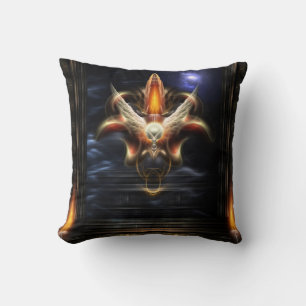 Akrellian Torch Fire Portrait Kissen