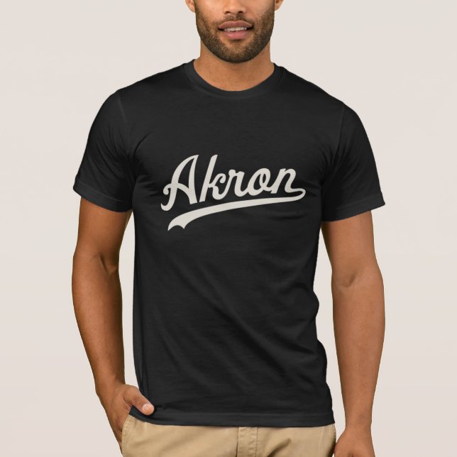 Akron-Baseball T-Shirt (Vorderseite)