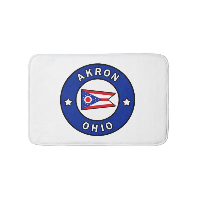 Akron Ohio Badematte (Vorderseite)