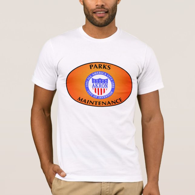 Akron Ohio parkt Wartungs-Hemd T-Shirt (Vorderseite)