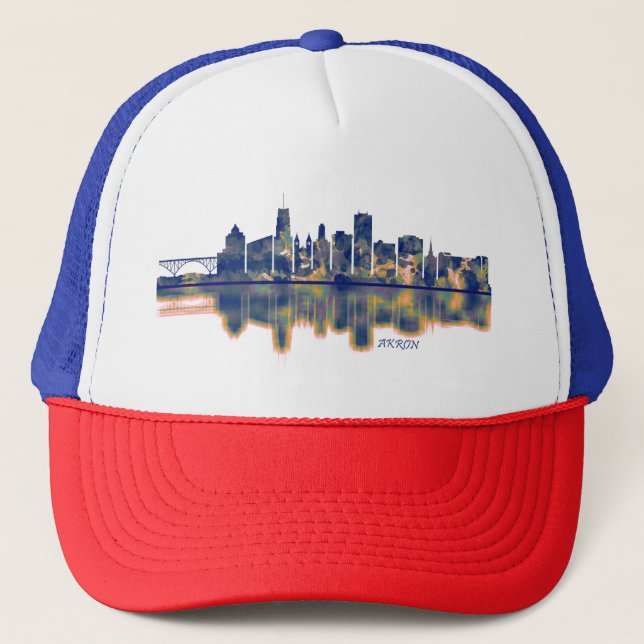 Akron Skyline Truckerkappe (Vorderseite)