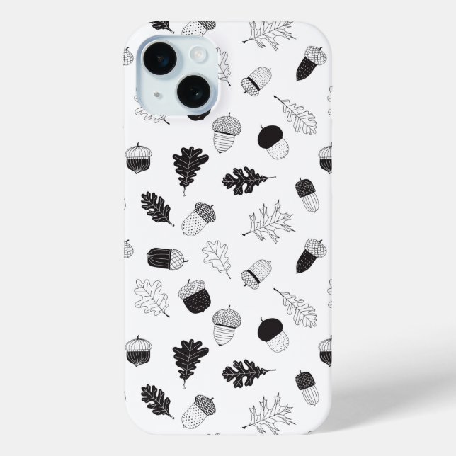 Akronen und Blätter Case-Mate iPhone Hülle (Rückseite)