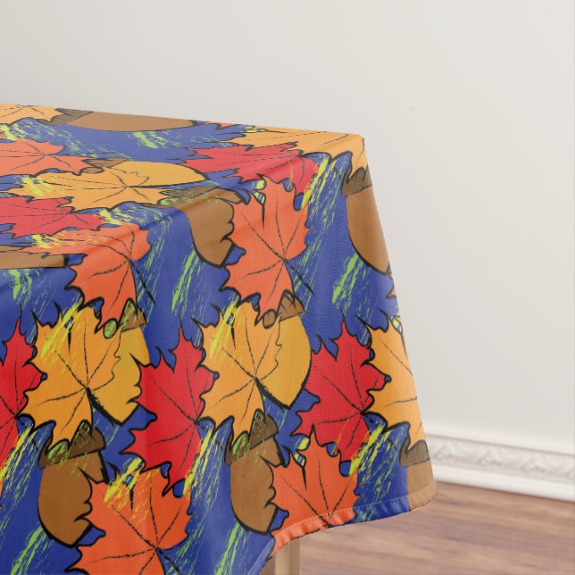 Akronen und Blätter I Tischdecke (Beispiel)