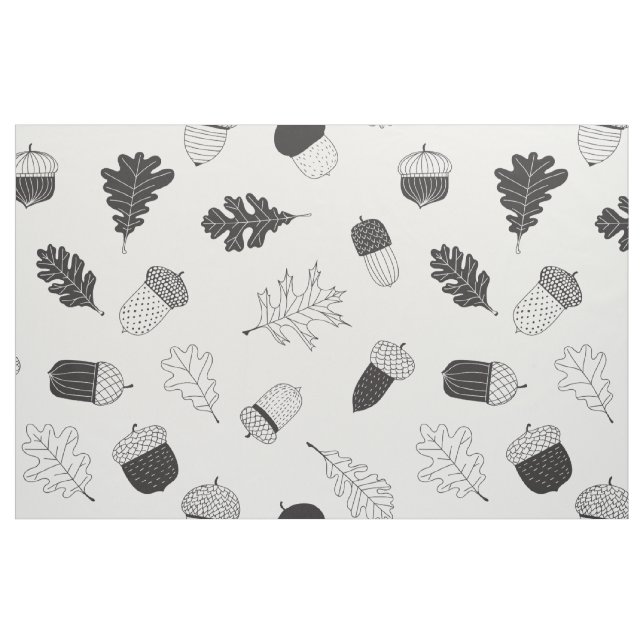 Akronen und Blätter Stoff (Fat Quarter (45,7 x 55,9 cm))