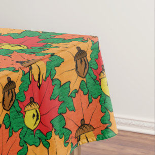 Akronen und Blätter VI Tischdecke