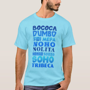 Akronyme der Stadt New York T-Shirt