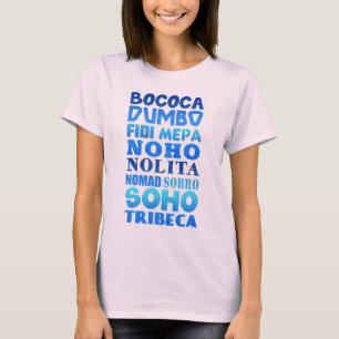 Akronyme der Stadt New York T-Shirt