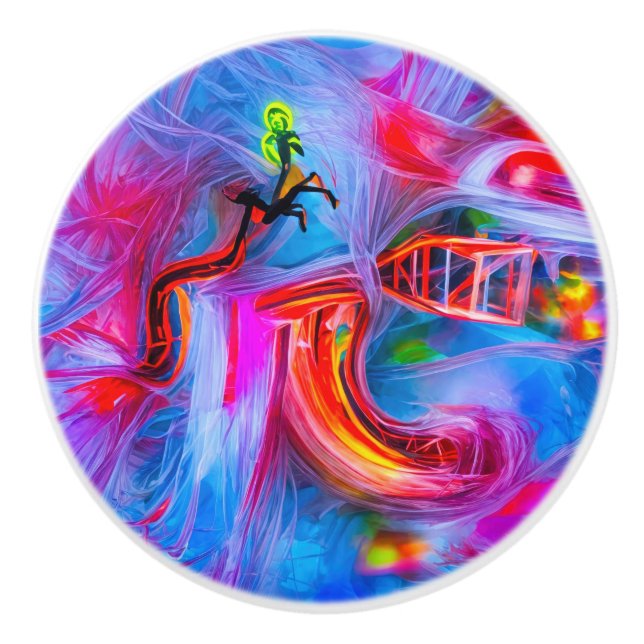 Akrophobie Keramikknauf (Vorderseite)