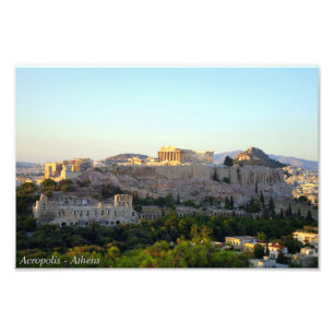 Akropolis - Athen Fotodruck