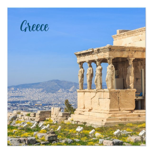 Akropolis, Athen, Griechenland Foto Print (Vorne)