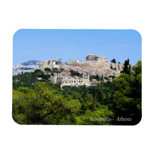 Akropolis - Athen Magnet (Horizontal)