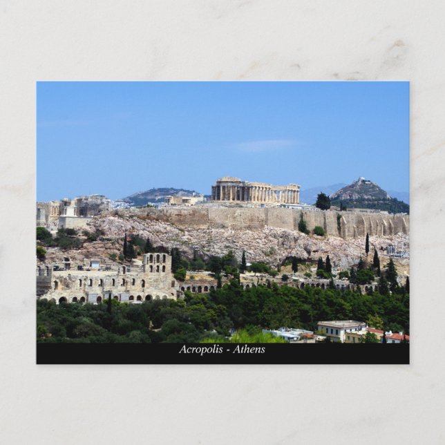 Akropolis - Athen Postkarte (Vorderseite)
