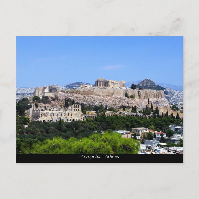 Akropolis - Athen Postkarte (Vorderseite)