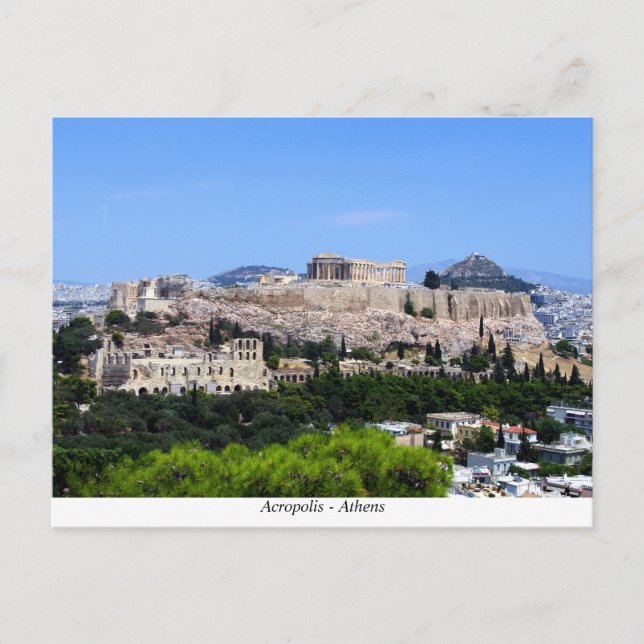 Akropolis - Athen Postkarte (Vorderseite)