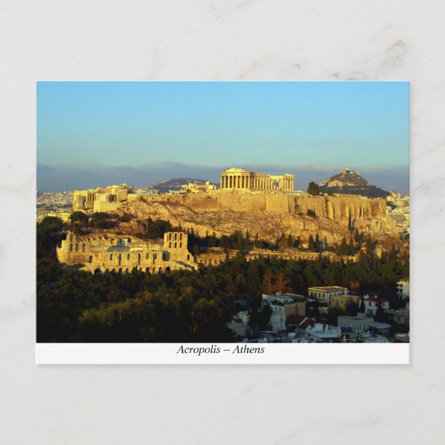 Akropolis - Athen Postkarte (Vorderseite)