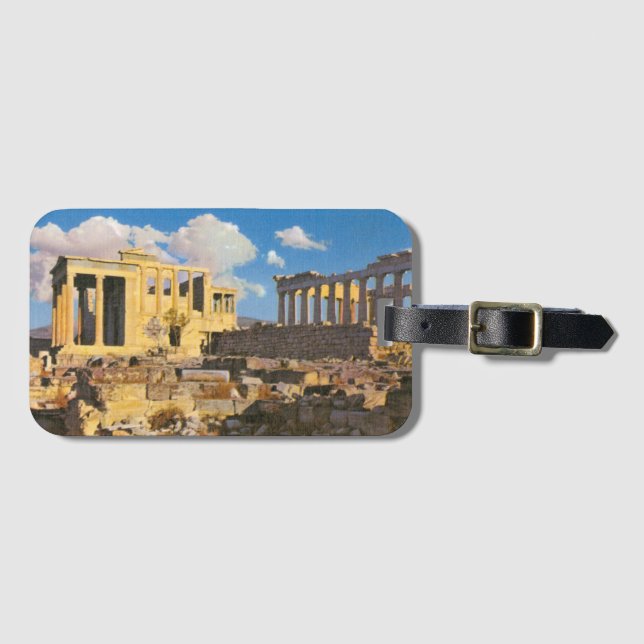 Akropolis Gepäckanhänger (Vorderseite (Horizontal))