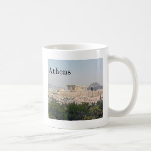 Akropolis Griechenlands Athen Kaffeetasse