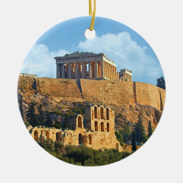Akropolis Keramik Ornament (Vorne)