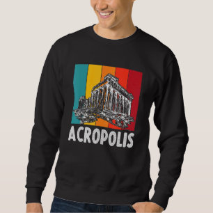 Akropolis Parthenon in Athen Griechenland mit grie Sweatshirt