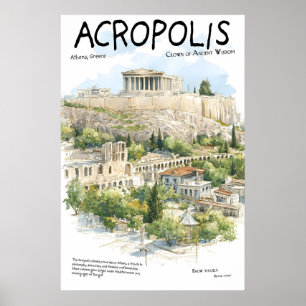 Akropolis Poster Athen Griechenland Wahrzeichen Al