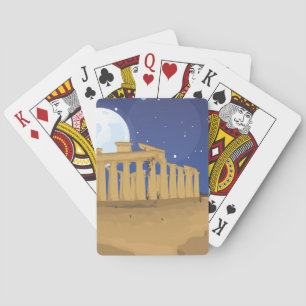 Akropolis von Athen Spielkarten