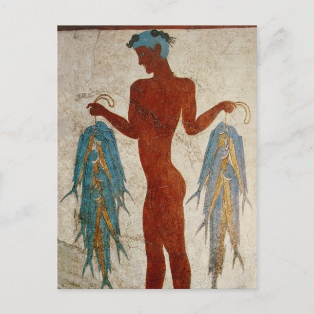 Akrotiri Fisherman Postkarte (Vorderseite)