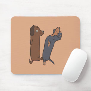 Akroyoga-Dackel   Dackel Lover Gift Mousepad