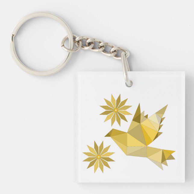 Akryler Schlüsselanhänger mit netter Art (Vorderseite)