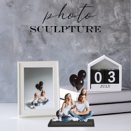 Akrylfotoskulptur. Freistehende Fotoskulptur