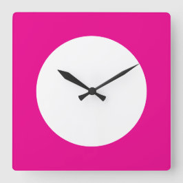 Akrylhalterung Quadratische Wanduhr
