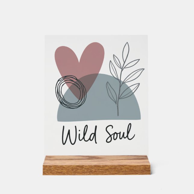 Akryling Acrylschild (Vorderseite)