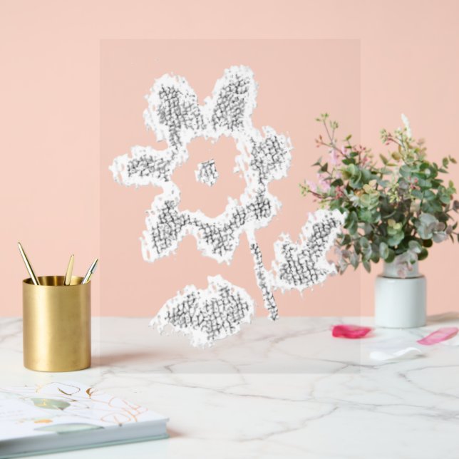 Akryllischer Signature ART DESIGN STIL Acrylschild (Hochzeit)