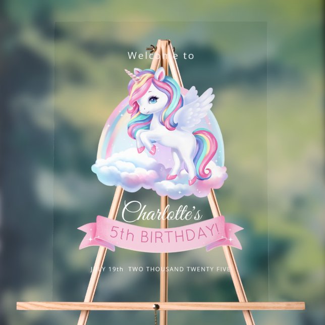 Akryllisches Unterschreiben zu einer magischen Geb Acrylschild (Neutral)